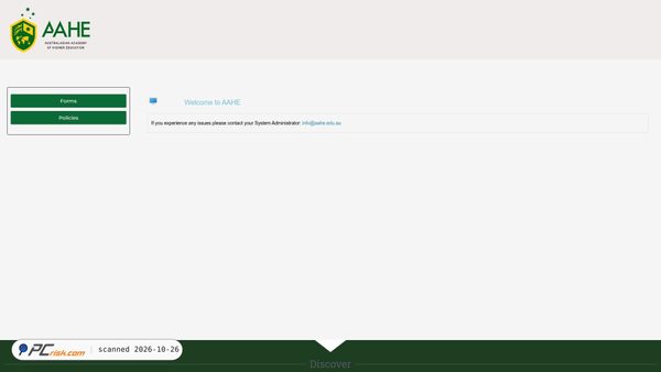 docs.aahe.edu.au screenshot