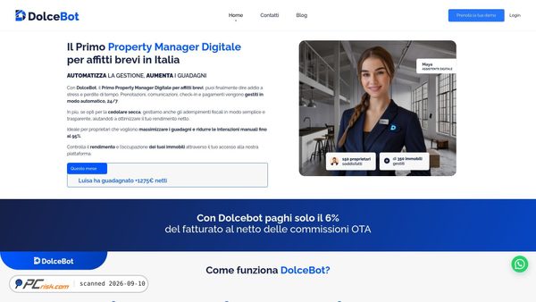 dolcebot.com screenshot