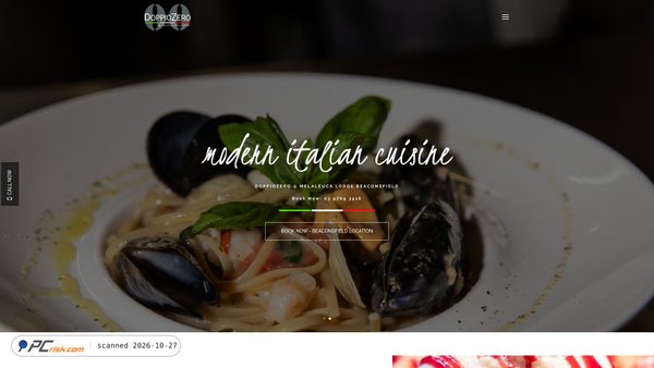 doppiozerobeaconsfield.com.au screenshot