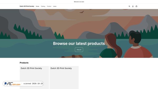 dutch3dprintsociety.nl screenshot