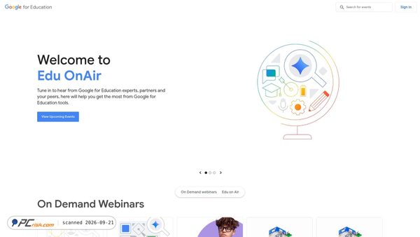 educationonair.withgoogle.com screenshot