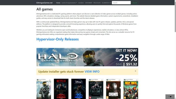 elamigosgames.net screenshot