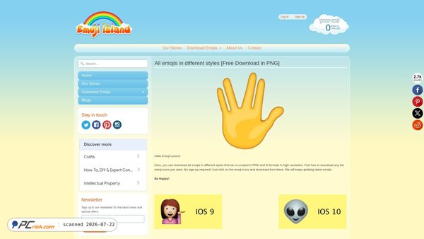 emojiisland.com screenshot