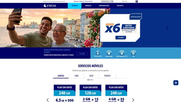 etecsa.cu screenshot