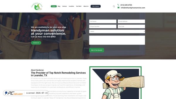 ethandymanservice.com screenshot