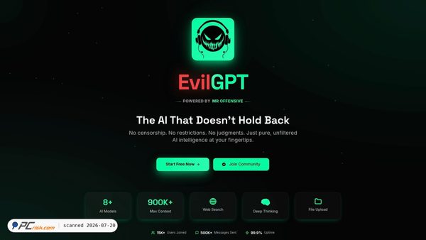 evilgpt.io screenshot