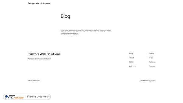 existors.com screenshot
