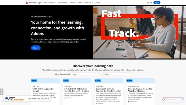 experienceleague.adobe.com screenshot
