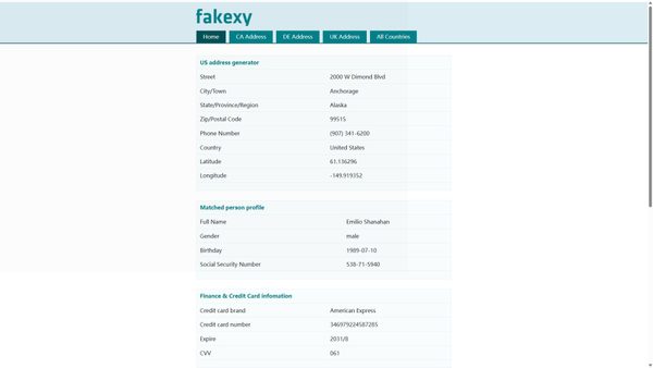 fakexy.com screenshot