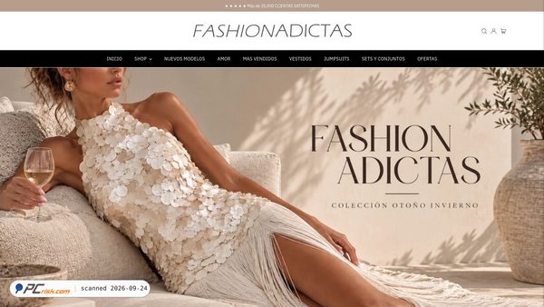 fashionadictas.com screenshot