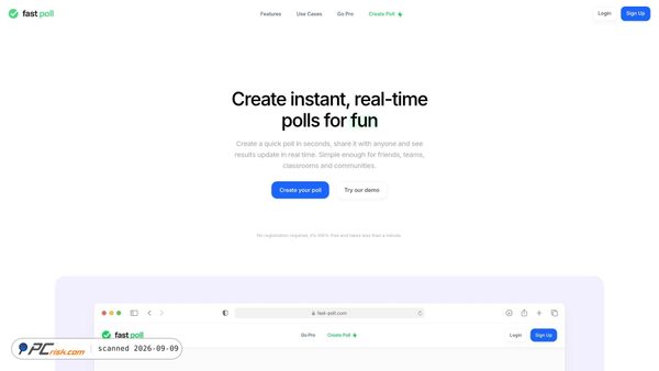 fast-poll.com screenshot