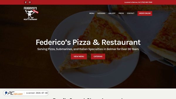 federicospizza.com screenshot