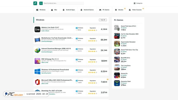 filecr.com screenshot