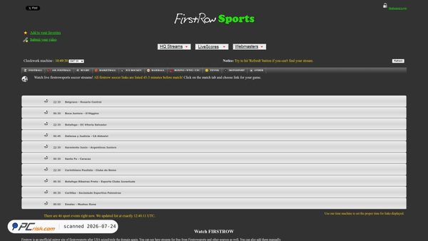 firstsrows.net screenshot
