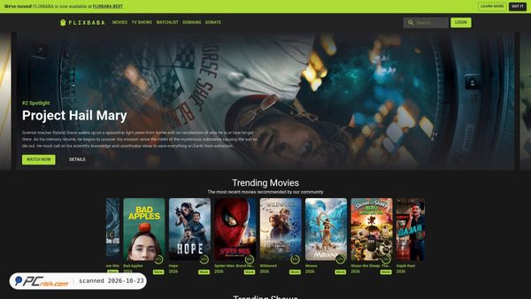 flixbaba.cx screenshot