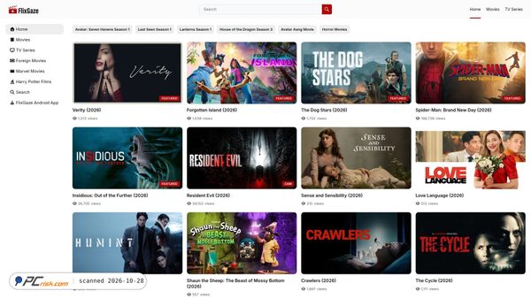 flixgaze.com screenshot