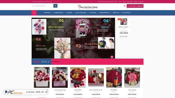 flowerdelivery.co.ke screenshot