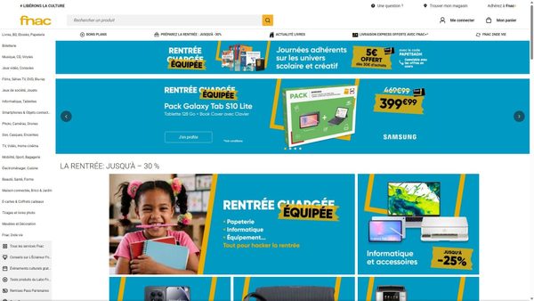 fnac.com screenshot