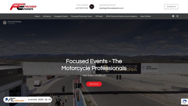 focusedevents.com screenshot