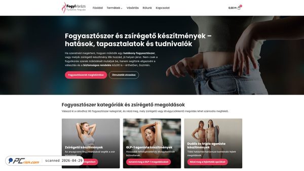 fogyivarazs.com screenshot