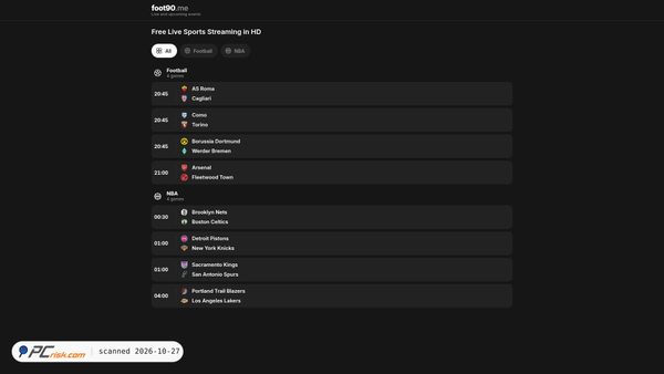 foot90.me screenshot