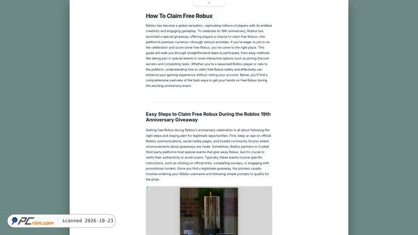 freeroblox.com screenshot