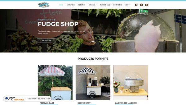 fudgeshop.com.au screenshot