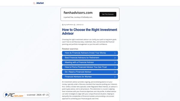 fwnhadvisors.com screenshot