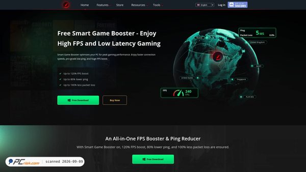 gamebooster.itopvpn.com screenshot