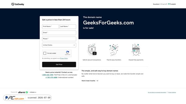geeksforgeeks.com screenshot