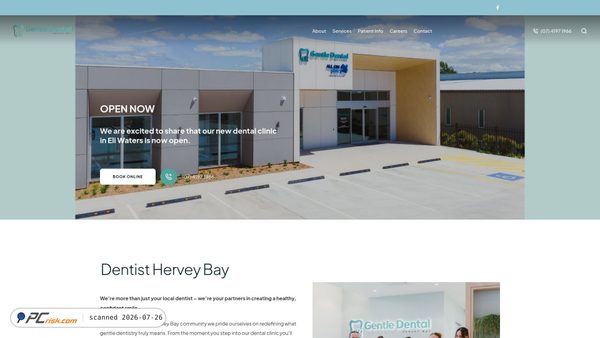 gentledentalherveybay.com.au screenshot