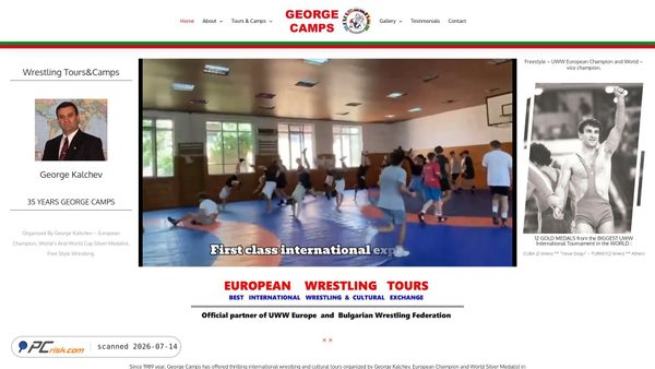 georgecamps.com screenshot
