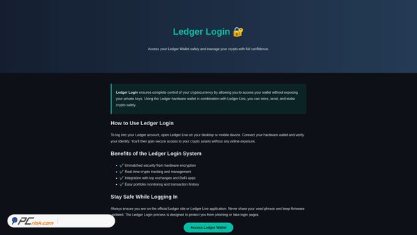 get-ledger-login-hub.pages.dev screenshot