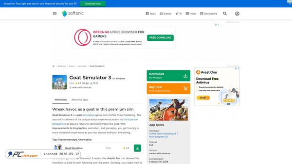 goat-simulator-3.en.softonic.com screenshot