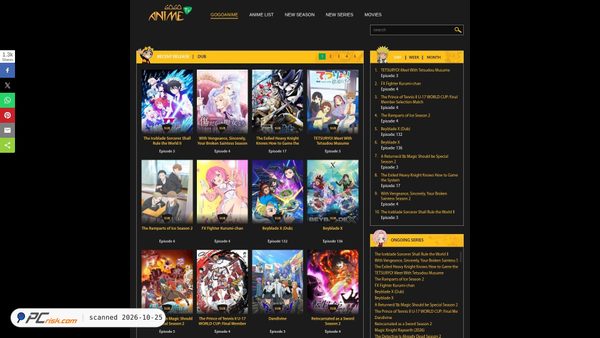 gogoanime.is screenshot