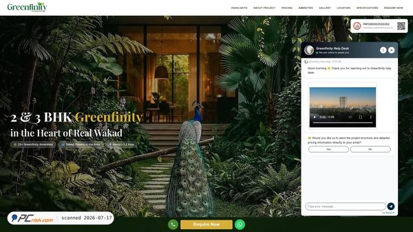 greenfinityatwakad.com screenshot