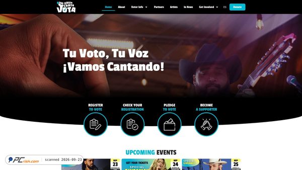 gritacantavota.org screenshot