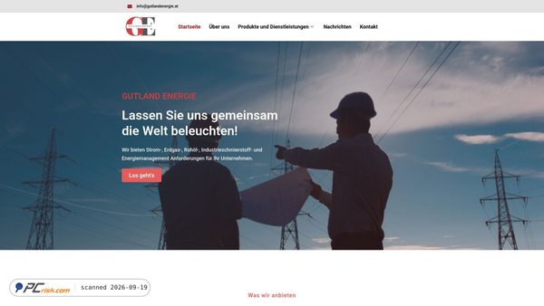 gutlandenergie.at screenshot