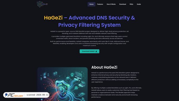 hagezi.com screenshot