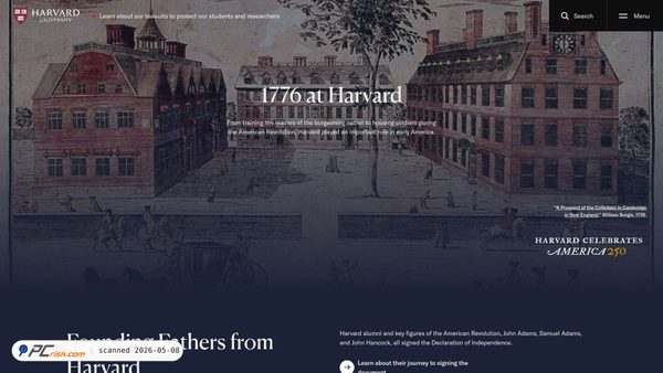 harvard.edu screenshot