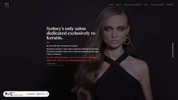 headspa.com.au screenshot