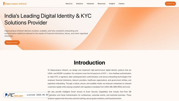 hippocampusinfotech.com screenshot