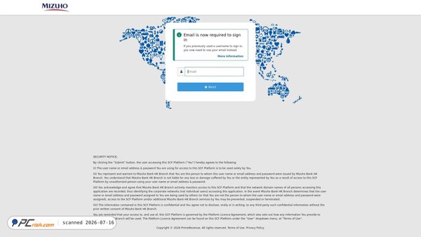 hklogin.mizuhoscfglobal.com screenshot
