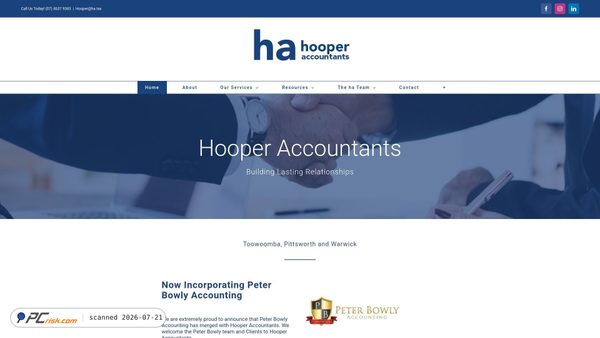 hooperaccountants.com.au screenshot