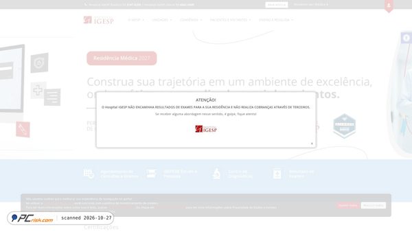 hospitaligesp.com.br screenshot