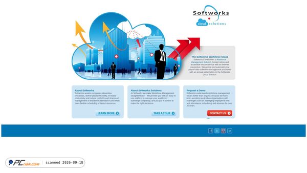 hosted.softworks.com screenshot