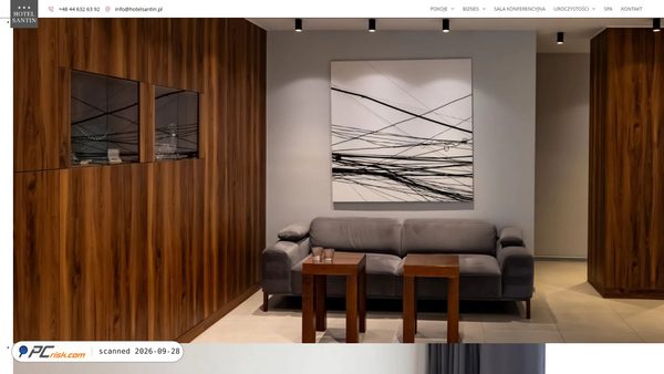 hotelsantin.pl screenshot
