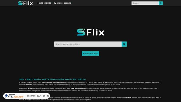 hotsflix.net screenshot