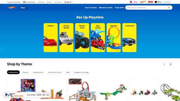 hotwheels.com screenshot