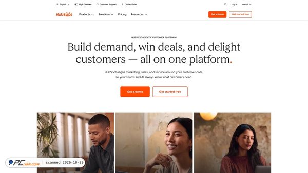 hubspot.com screenshot